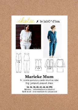 Patron Combi-pantalon/Combi-short/Robe IKATEE MARIEKE MUM